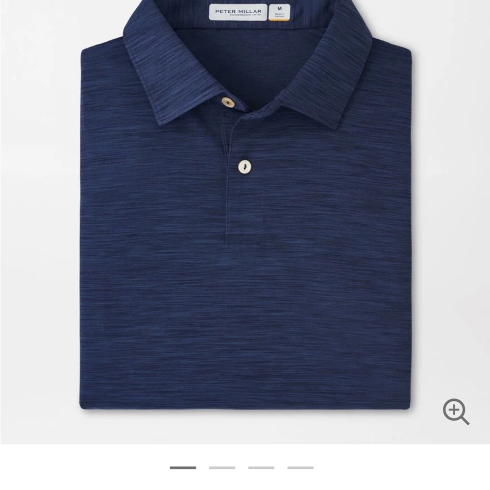 Peter Millar Crown Sport Featherweight Mélange Performance Polo - Like New